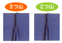 ２つ山と3つ山