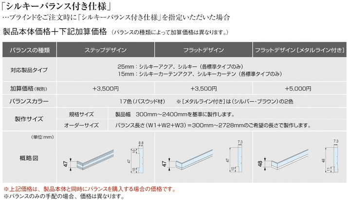 バランス仕様