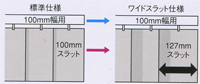 ワイドスラット100ｍｍ