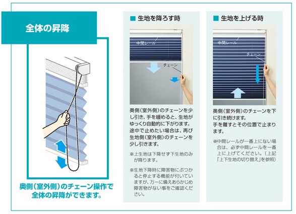 タチカワ ペルレ ワンチェーン 操作方法