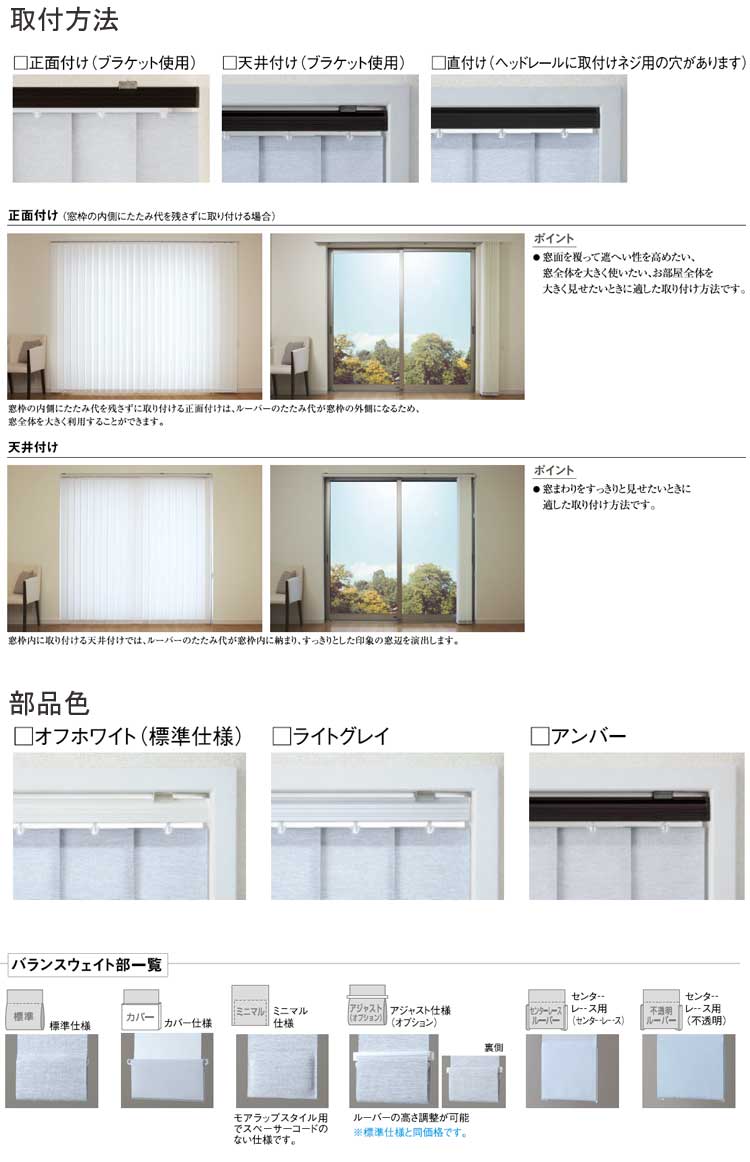 ニチベイ　アルペジオ　取付・部品色等