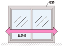 縦型ブラインド採寸