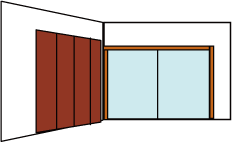 カーテンレールの採寸方法　緩衝　窓　エアコン　クローゼット
