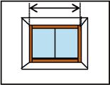 カーテンレールの採寸方法　緩衝　窓　エアコン　クローゼット　出窓　窓枠　天井付け