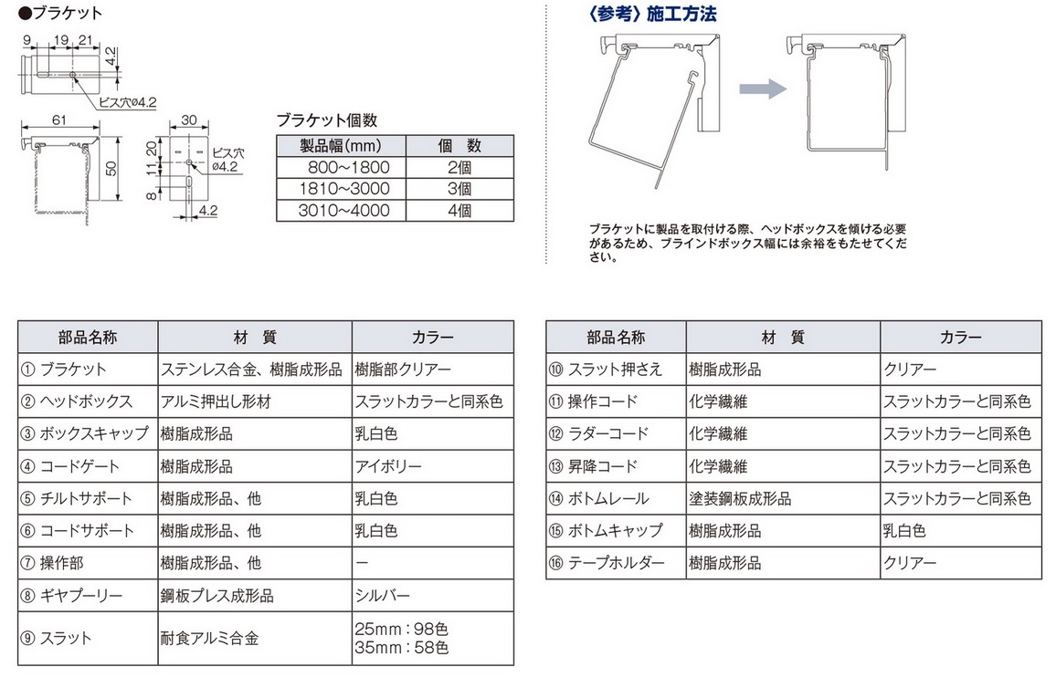 タチカワ 業務用ブラインド モノタッチ25 (25mmブラインド