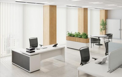 ニチベイ 業務用縦型ブラインド NBグラス(A8902～A8916) 写真