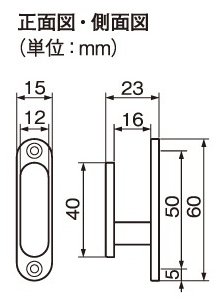 正面図・側面図