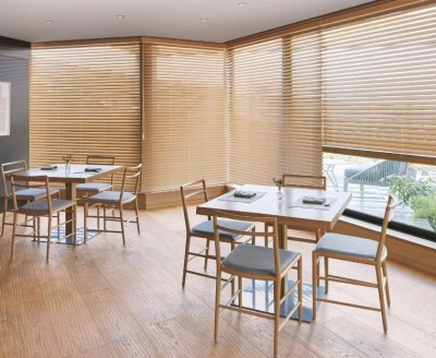 タチカワ 木製ブラインド フォレティア50（ラダーコード）防炎 写真