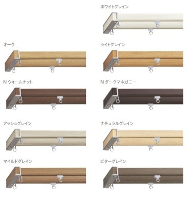 トーソー カーテンレール エリート カバートップII Ｍセット（レール同色） 写真