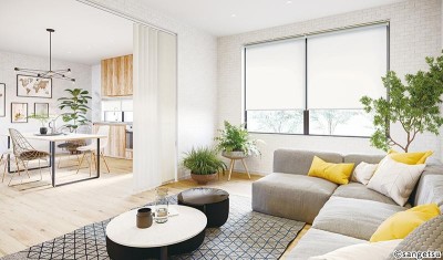 サンゲツ ロールスクリーン セレクトカラー40R（RS101-140） 写真