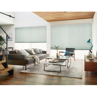 ホームタコス ペルレ ダブル　手前生地：PS-5032 ホナミ遮熱（ヒスイ）　奥生地：PS-5422 エテルノ（ブルーグリーン）　部品色：マットホワイト