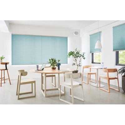 ペルレ　PS-5321 ビブレ遮光（アクアブルー）   部品色：グレージュ（木目調）